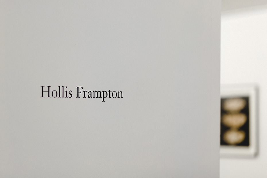 Hollis Frampton - Installation